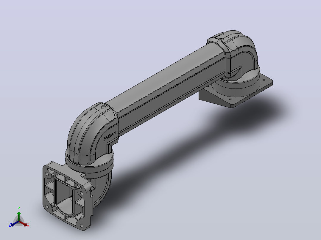 操作箱-M3-墙座-90度箱体连接器-15度斜面60-95[操作箱-M3-墙座-90度箱体连接器-15度斜面-500-500]正等轴测图