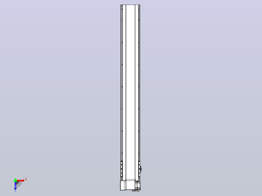 皮带直线轴半封闭可选导轨TPA-HNB-175D-140-L1300-LP-C-P75-N3俯视缩略图