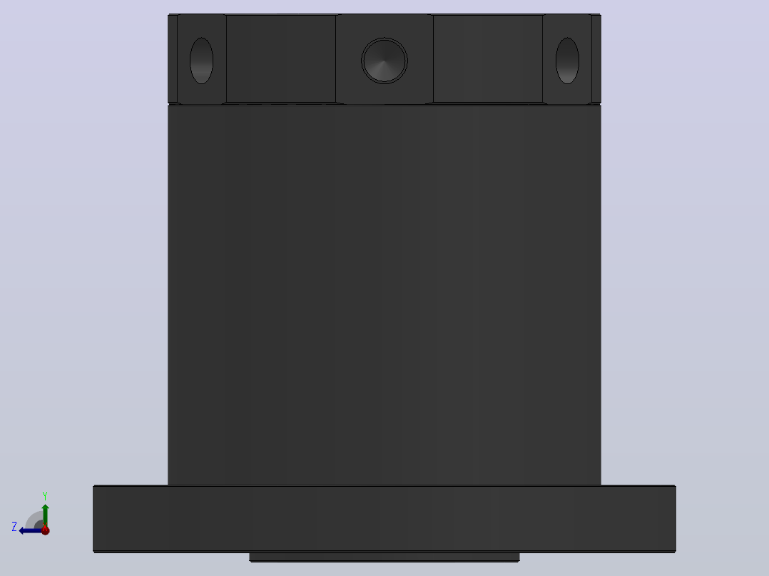 HWRB6单转盘法兰盘型[HWRB6]右视图