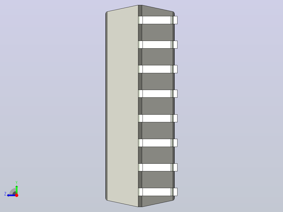 106x SOIC 封装（小外形集成电路）SOIC127P1042X355-16N右视图