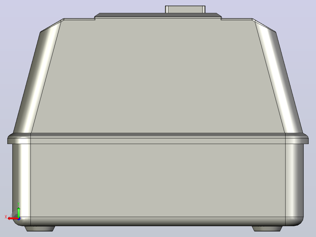 NQ3-5.5P电磁起动器三维模型202204后视图