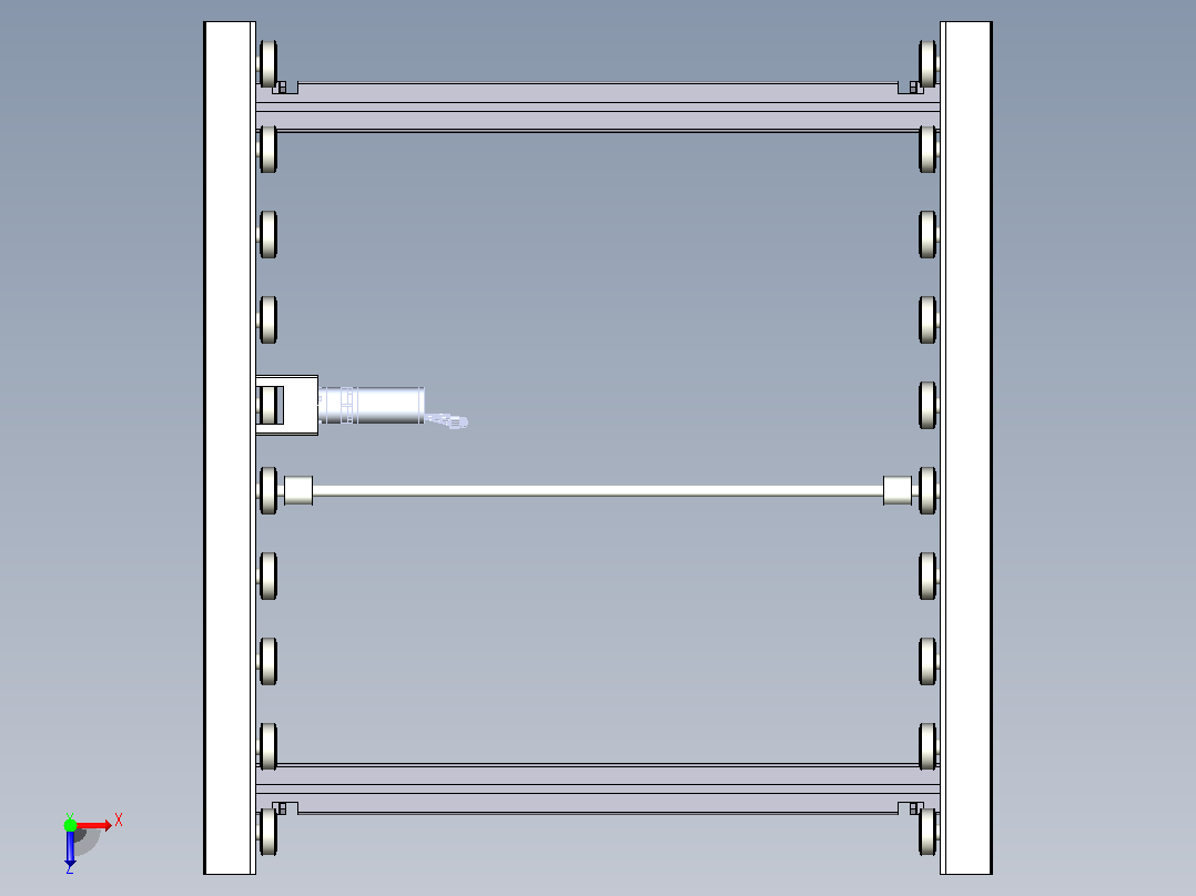 高速滚轮线800x800俯视图