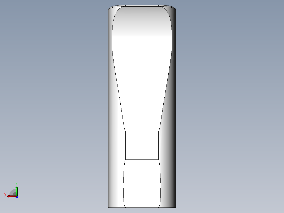 家用空调遥控器带工程图后视图