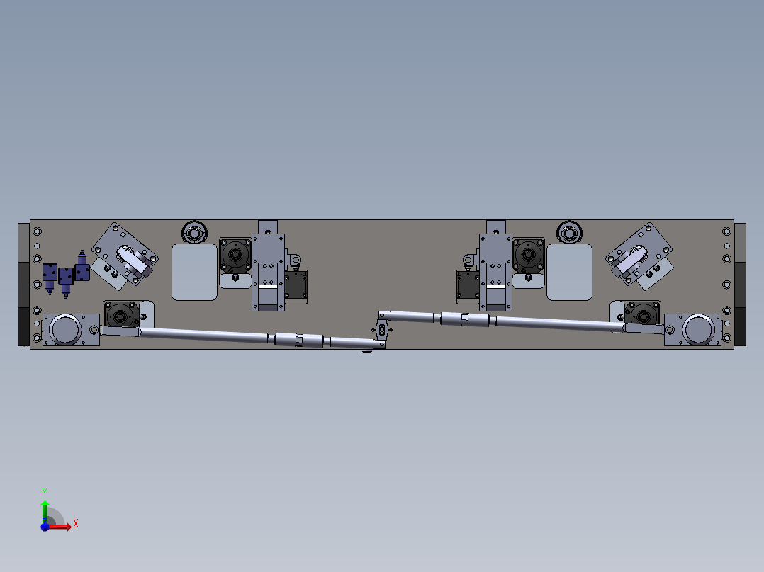 8吨前轴液压工装前视图