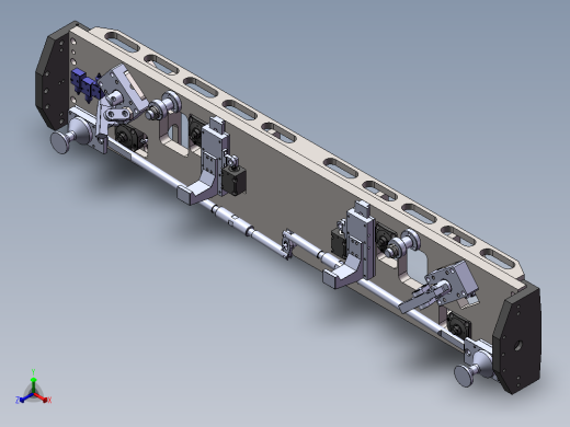 8吨前轴液压工装正等轴测缩略图