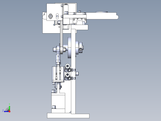 连杆挡块活动机构右视缩略图