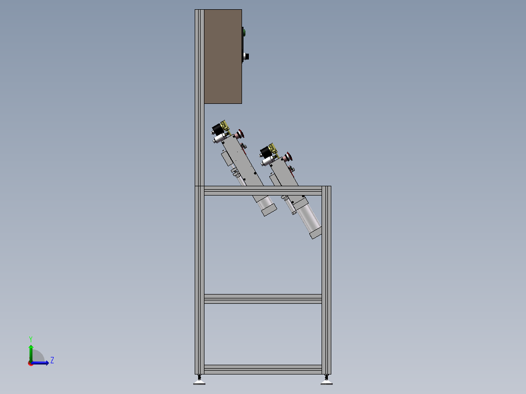 压力测试工装左视图