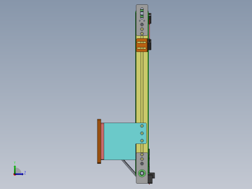 软包锂电池的输送皮带模组sw18可编辑左视缩略图