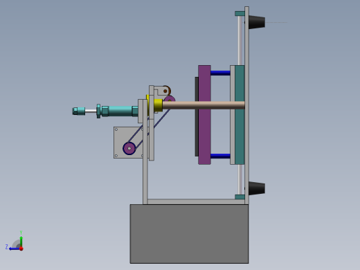 屏幕自动除胶治具右视缩略图