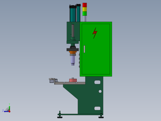 紧凑液压机右视缩略图