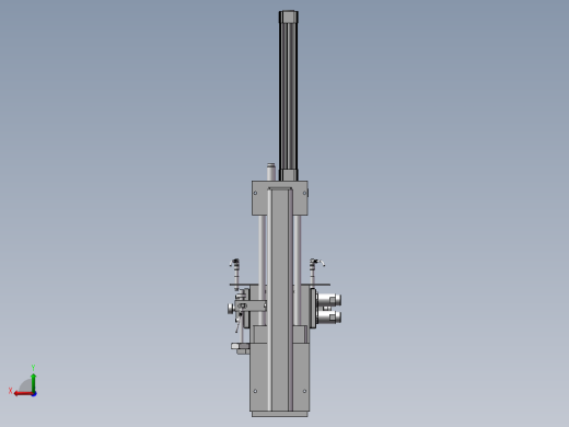机械手移动翻转机构 3D图 机械设备3D模型图纸设计素材后视缩略图