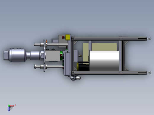 精密零件钻孔机3D图纸H673 K234 非标自动化设备3D图纸3D模型俯视缩略图
