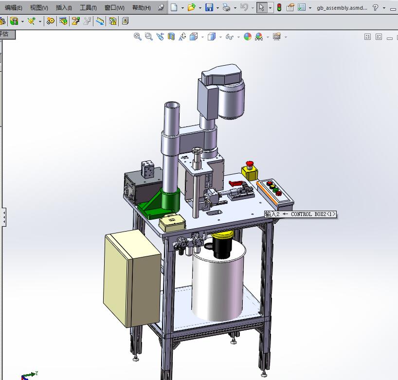 精密零件钻孔机3D图纸H673 K234 非标自动化设备3D图纸3D模型