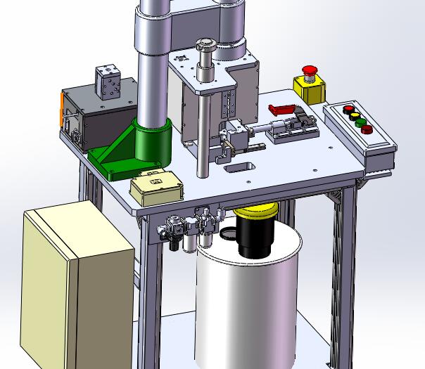 精密零件钻孔机3D图纸H673 K234 非标自动化设备3D图纸3D模型