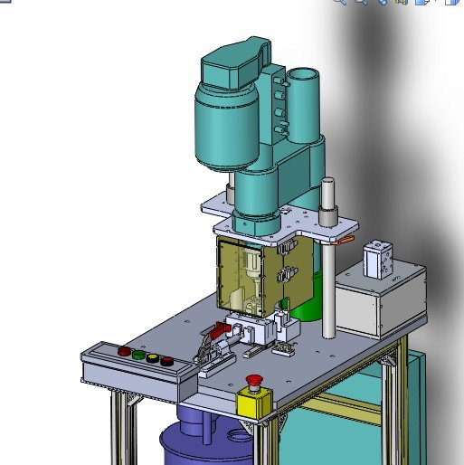 精密零件钻孔机3D图纸H673 K234 非标自动化设备3D图纸3D模型缩略图
