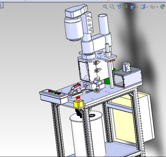 精密零件钻孔机3D图纸H673 K234 非标自动化设备3D图纸3D模型
