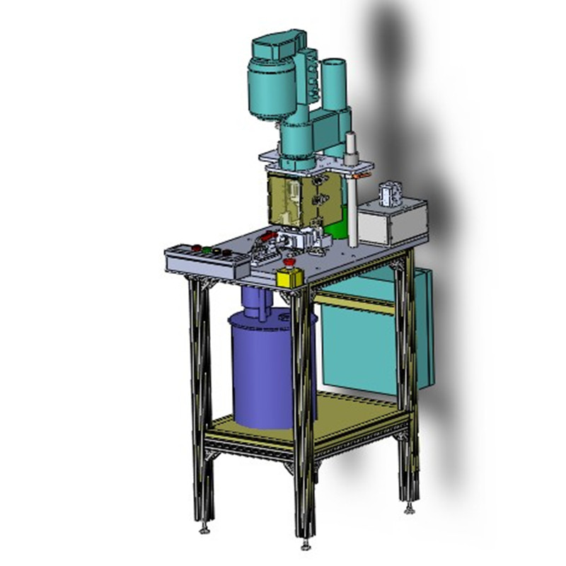 精密零件钻孔机3D图纸H673 K234 非标自动化设备3D图纸3D模型