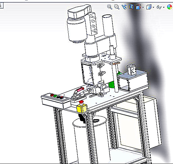 精密零件钻孔机3D图纸H673 K234 非标自动化设备3D图纸3D模型