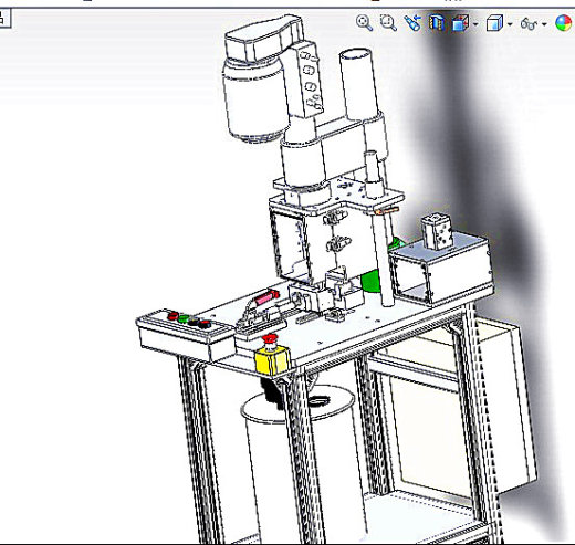 精密零件钻孔机3D图纸H673 K234 非标自动化设备3D图纸3D模型缩略图