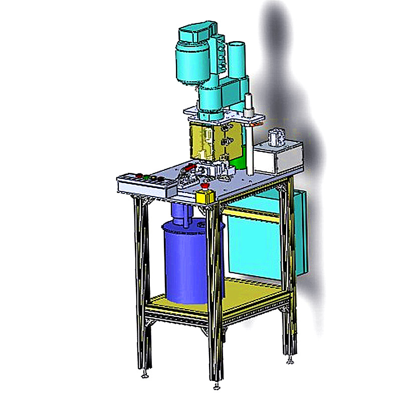 精密零件钻孔机3D图纸H673 K234 非标自动化设备3D图纸3D模型