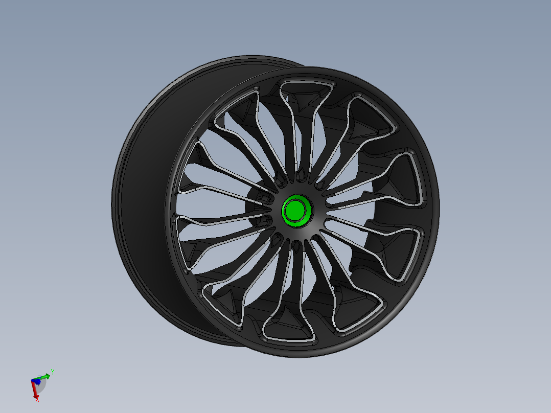 概念摩托车3D模型