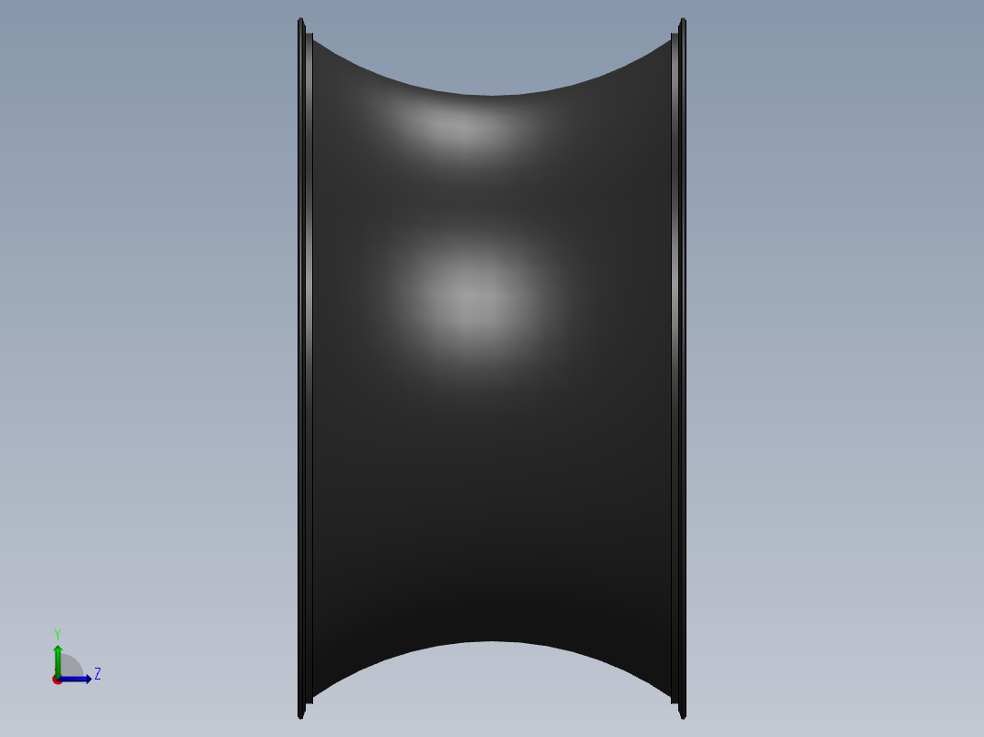 概念摩托车3D模型左视图