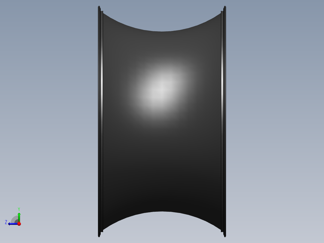 概念摩托车3D模型右视图