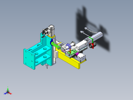 三轴点胶机构（完整3D）