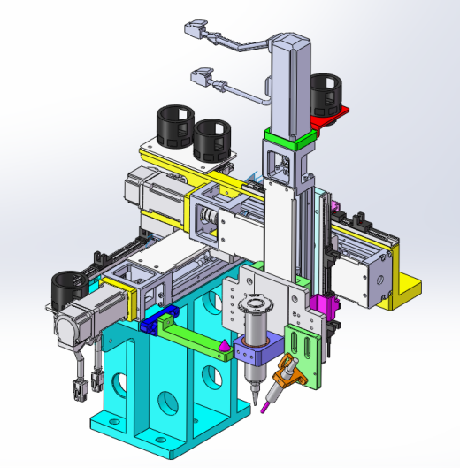 三轴点胶机构（完整3D）缩略图