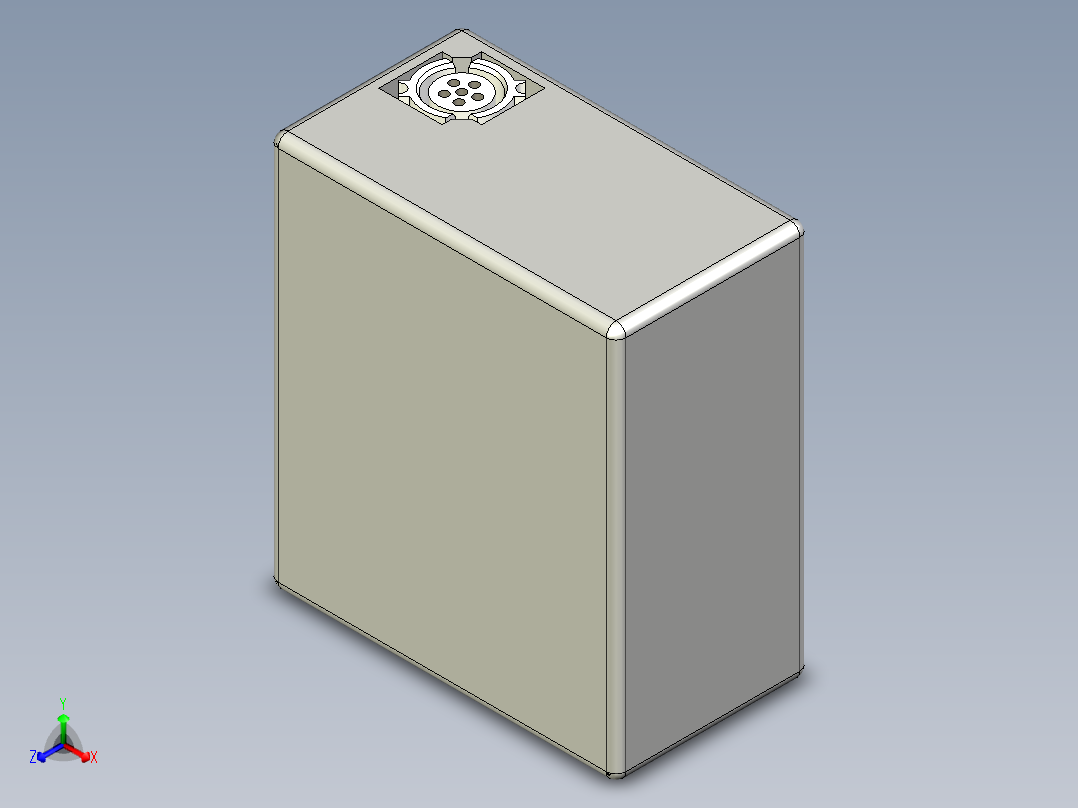 BA电池（军用）正等轴测图