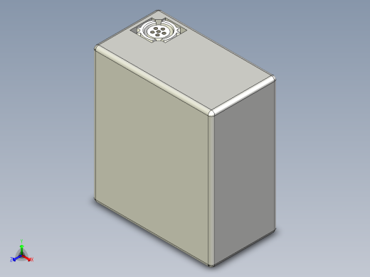 BA电池（军用）正等轴测缩略图