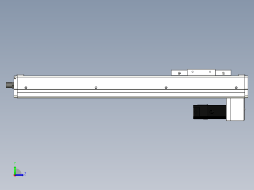 Toyo东佑达直线模组-ECH12-400-BM-100W左视缩略图