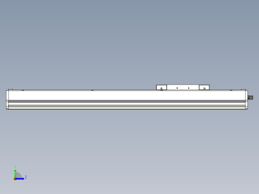 Toyo东佑达直线模组-ECH17-600-M-400W左视缩略图