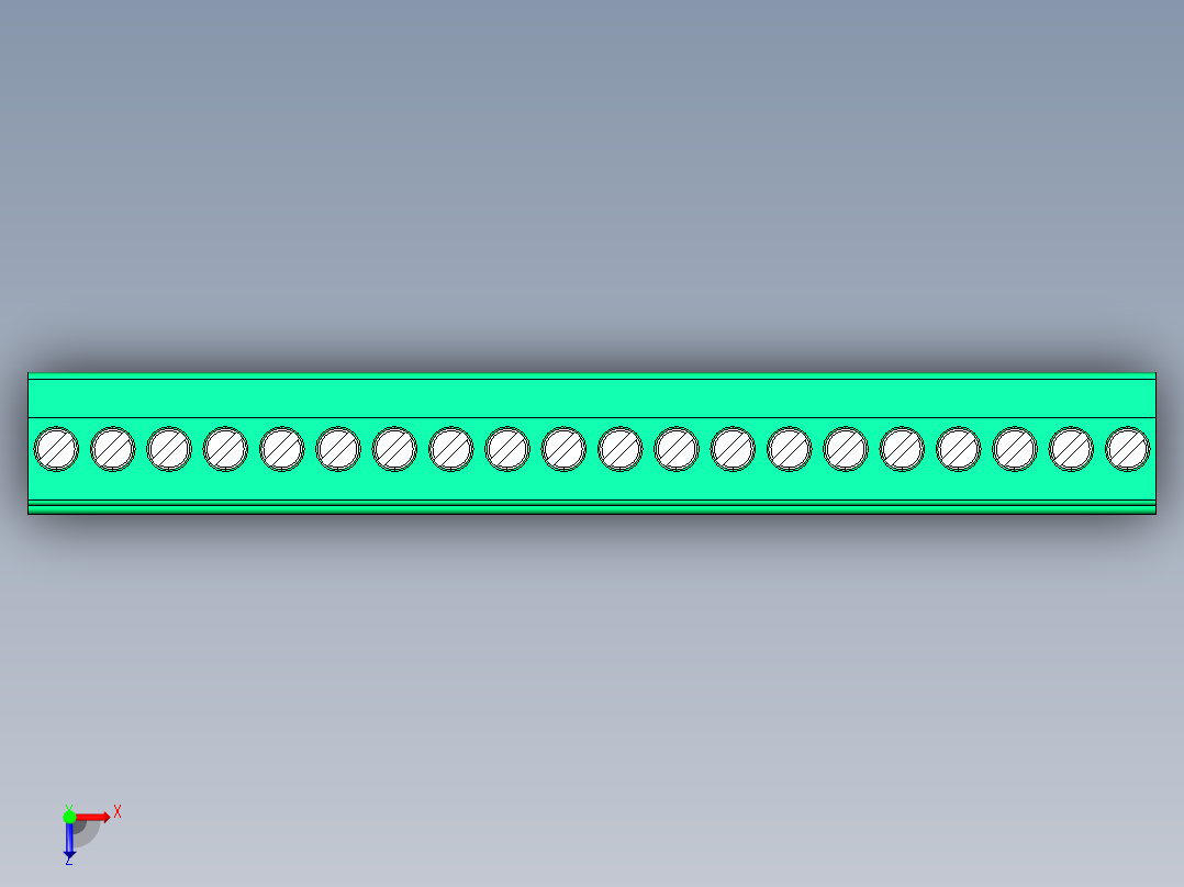 DEGSON 2EDG 系列 5.0mm 可插拔接线端子组-2EDGKA-5.0-20P-14-00AH俯视图