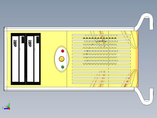 台式电脑主机整机系统右视缩略图
