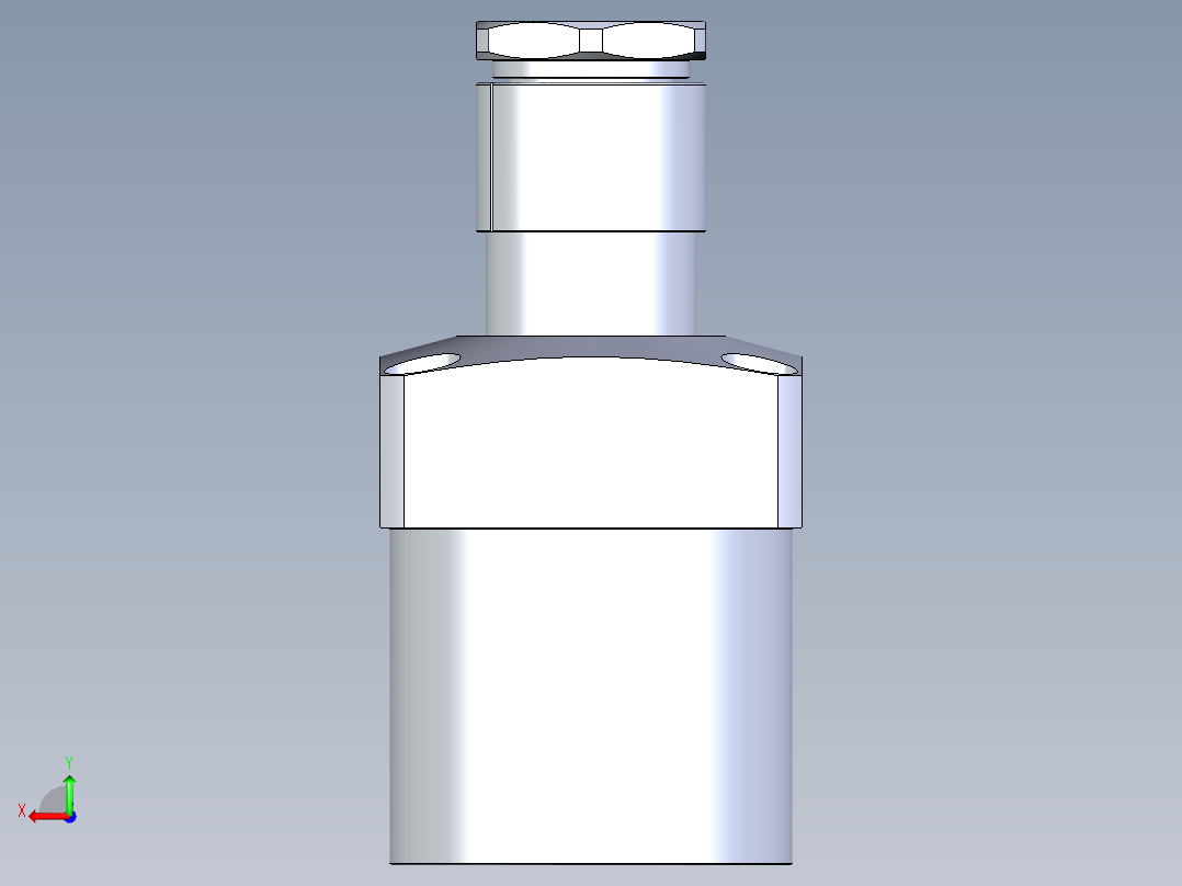 KOSMEKLG1050-GL-Y60多系列多零件图纸模型后视图