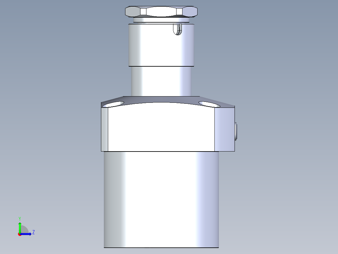 KOSMEKLG1050-GL-Y60多系列多零件图纸模型左视图