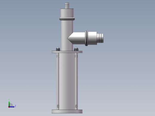 全自动8头活塞式液体灌装机3D模型左视缩略图