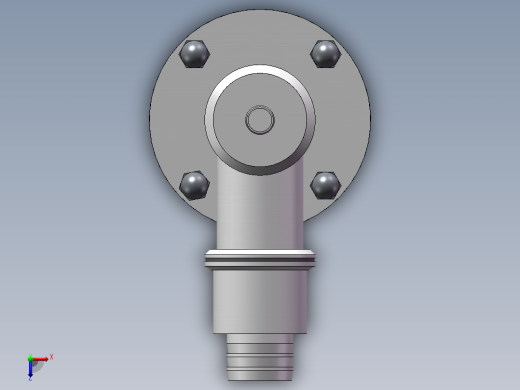 全自动8头活塞式液体灌装机3D模型俯视缩略图