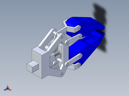 机械臂夹持器主视缩略图