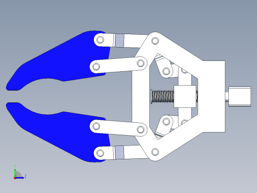 机械臂夹持器左视缩略图