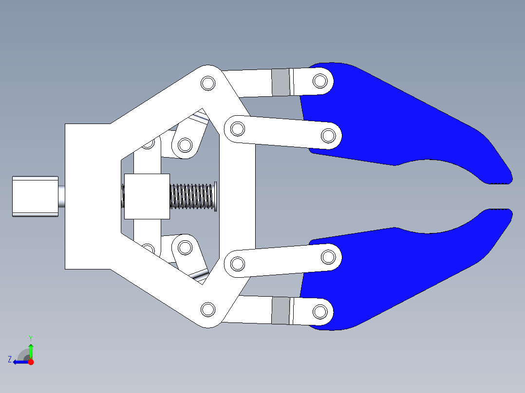 机械臂夹持器右视图