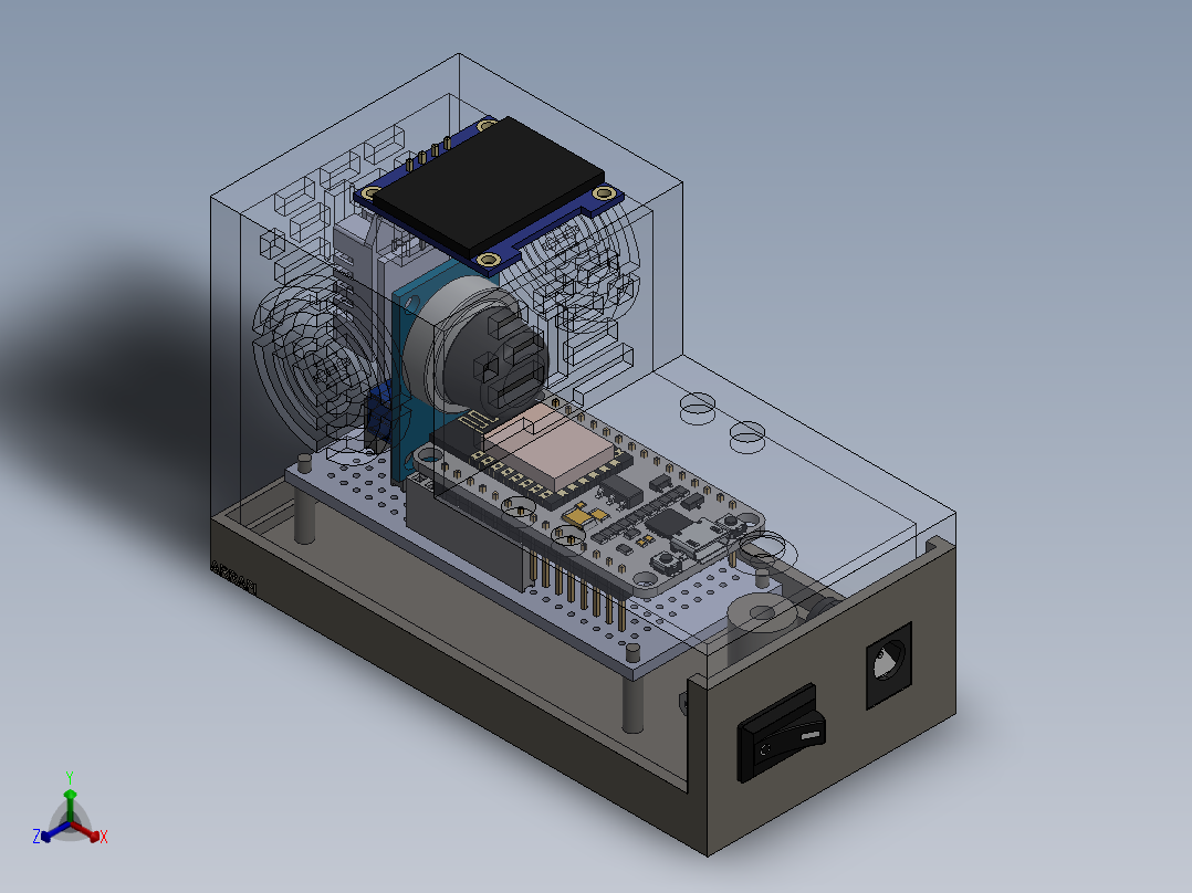 传感器 (33)正等轴测图