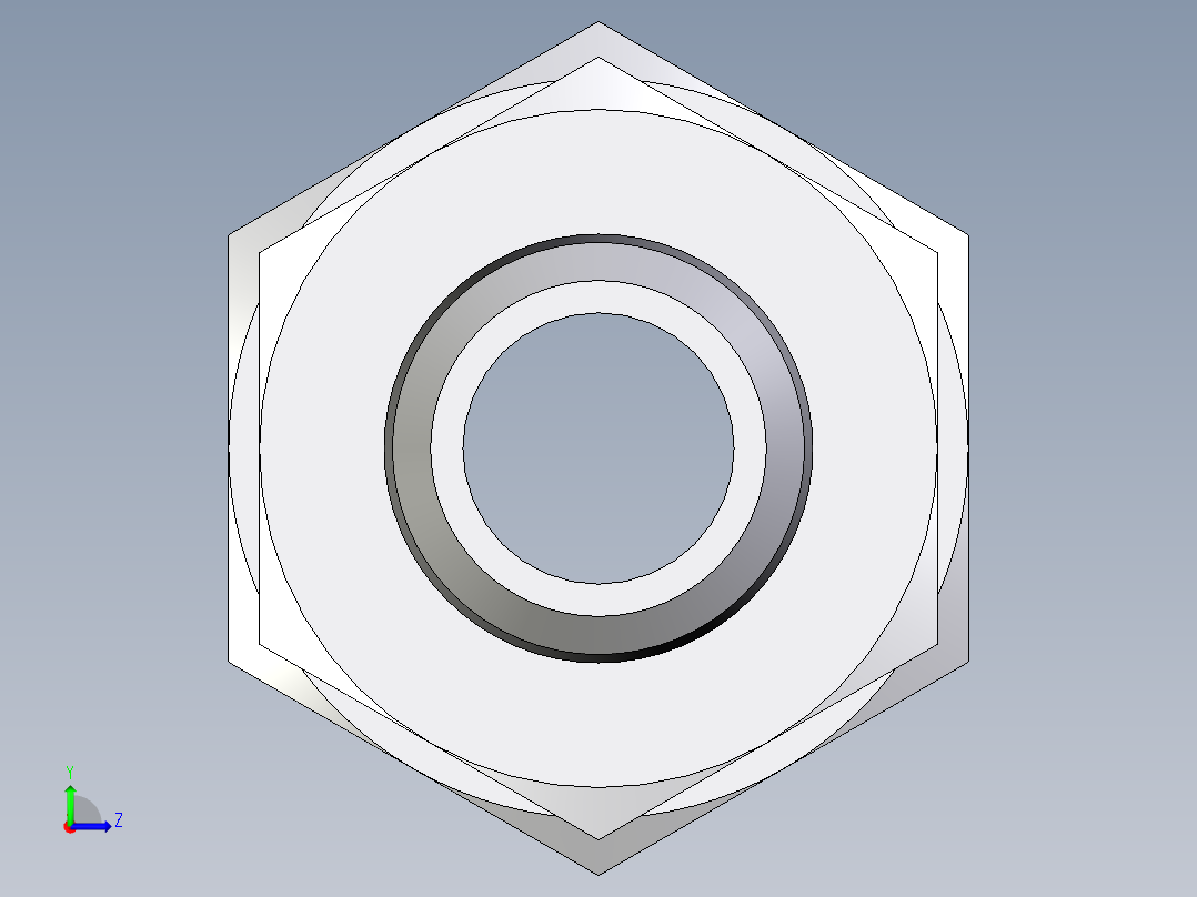 卡套式工业通用硬管接头EO_Male_Stud_connector_GE38S1NPTCF左视图