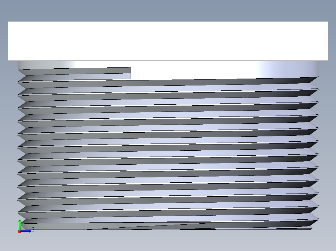 聚氯乙烯配件22-Sch80_Plug_MPT_850-025_2.5in左视图