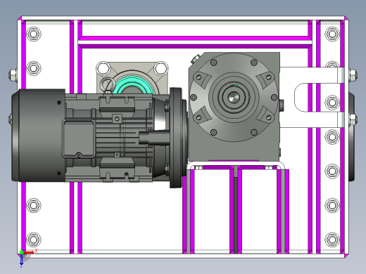 工业粉碎机俯视缩略图