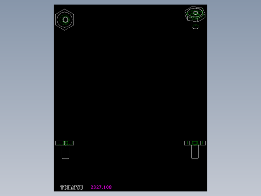 偏心夾具2327-2D多系列多零件图纸模型