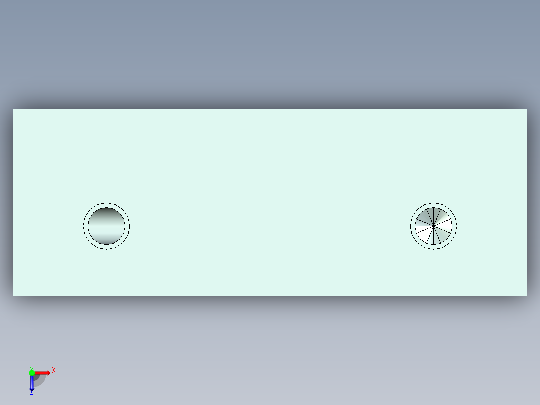 方形杯子注塑模具设计含UG三维二维说明俯视图