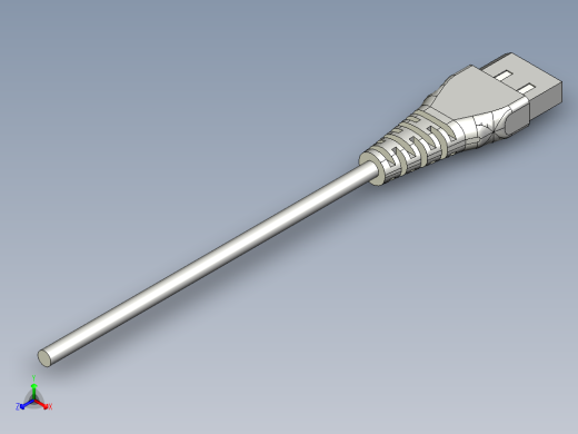 槽型光电传感器LU-E200正等轴测缩略图