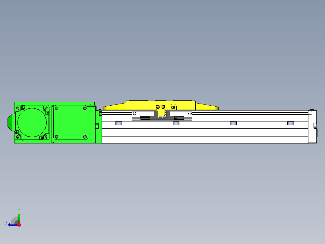 GTA内嵌同步带全封闭GTA12-60步进右视图